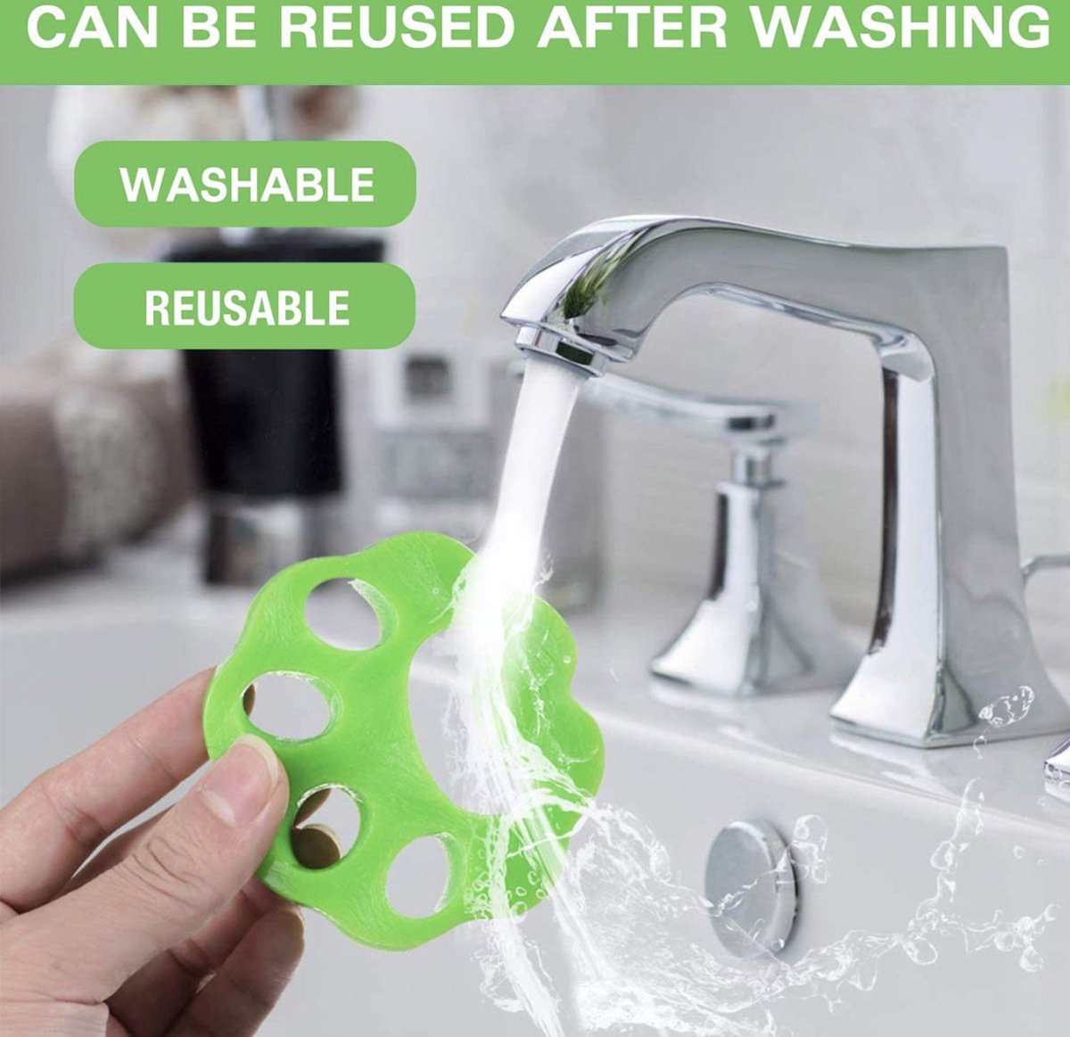 ALG-Shop - Pet hair remover - 2 pieces - Washing machine cleaner - Dog hair remover for washing machine and dryer - Fluffy paws